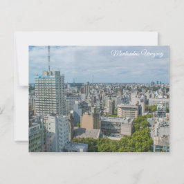 Montevideo, Uruguay, Mirador Panorámico  Postkarte