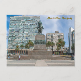 Montevideo, Uruguay, Plaza Independencia Postkarte