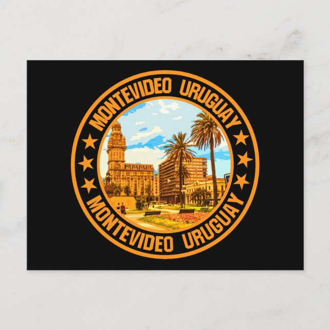 Montevideo Uruguay Postkarte (Vorderseite)