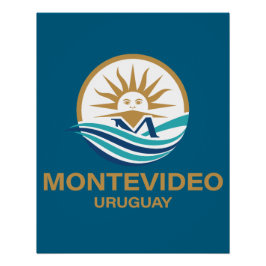 Montevideo Uruguay South America Poster
