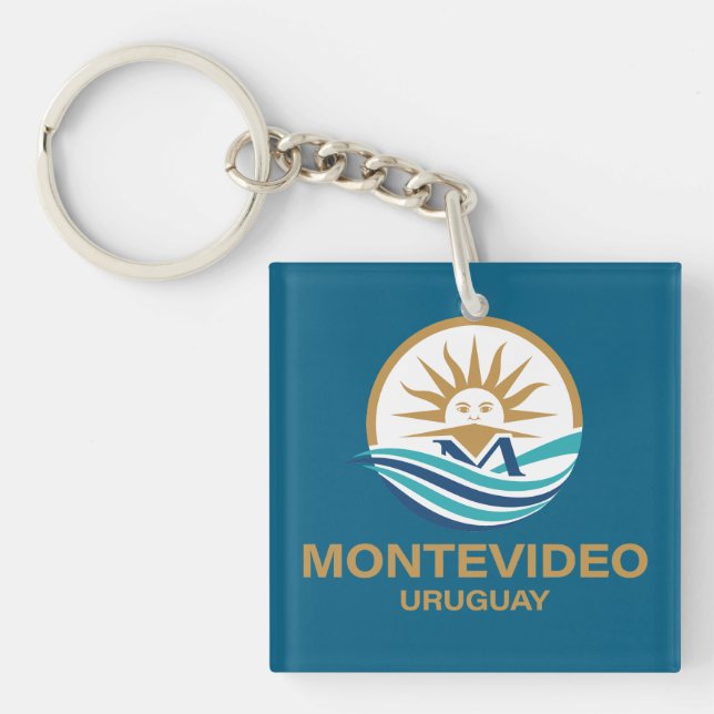 Montevideo Uruguay South America Schlüsselanhänger (Vorderseite)