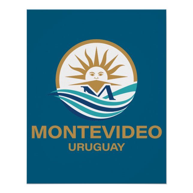 Montevideo Uruguay Südamerika Poster (Vorderseite)