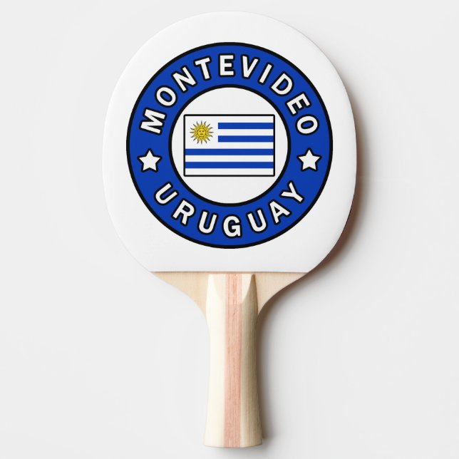 Montevideo Uruguay Tischtennis Schläger (Vorderseite)