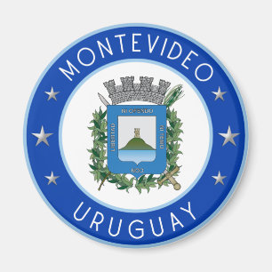 Montevideo-Wappen Magnet