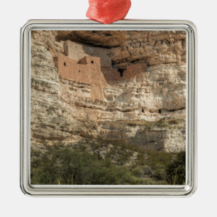 Montezuma Castle National Monument, Arizona Silbernes Ornament