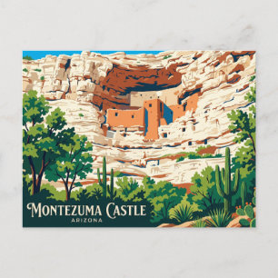 Montezuma Castle National Monument USA Postkarte