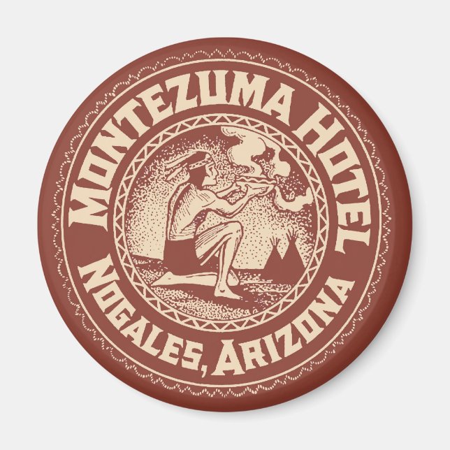 Montezuma Hotel Nogales Magnet (Vorne)