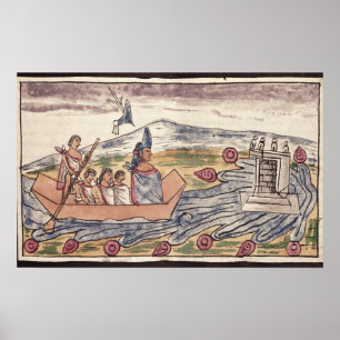 Montezuma II verließ nach dem Hören schnell Poster