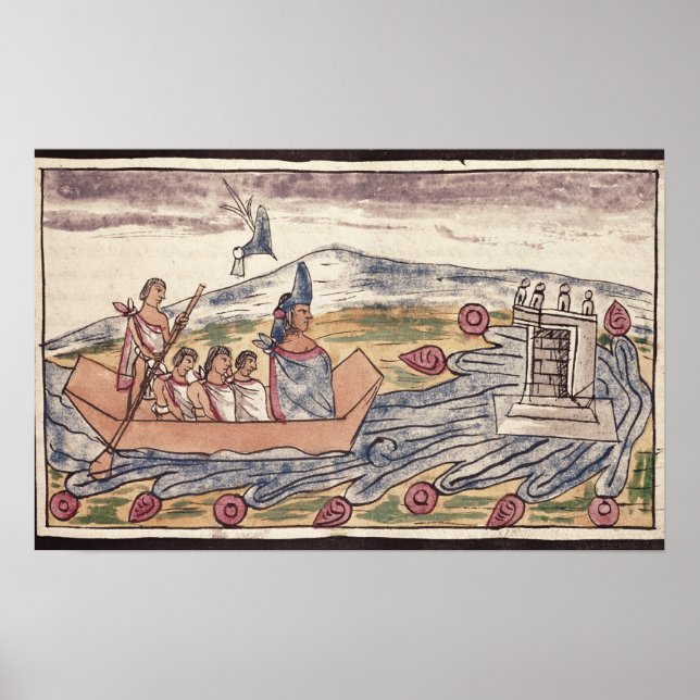 Montezuma II verließ nach dem Hören schnell Poster (Vorne)