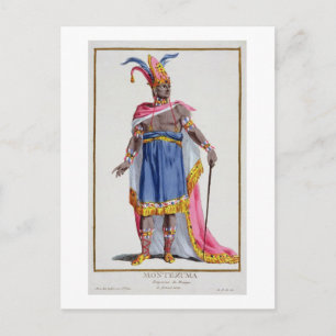 Montezuma, Kaiser von Mexiko (1466-1520) 1780 Postkarte