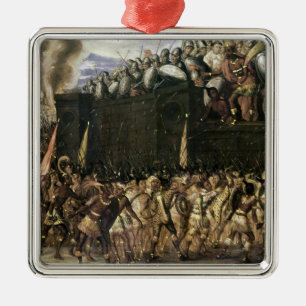 Montezuma Silbernes Ornament