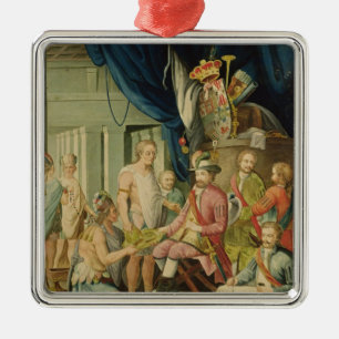 Montezuma Silbernes Ornament