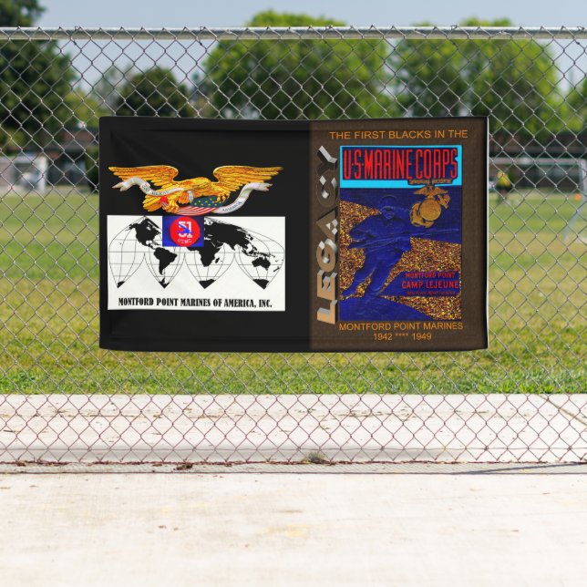 Montford Point Marines' historisches Erbe, Banner (Insitu)