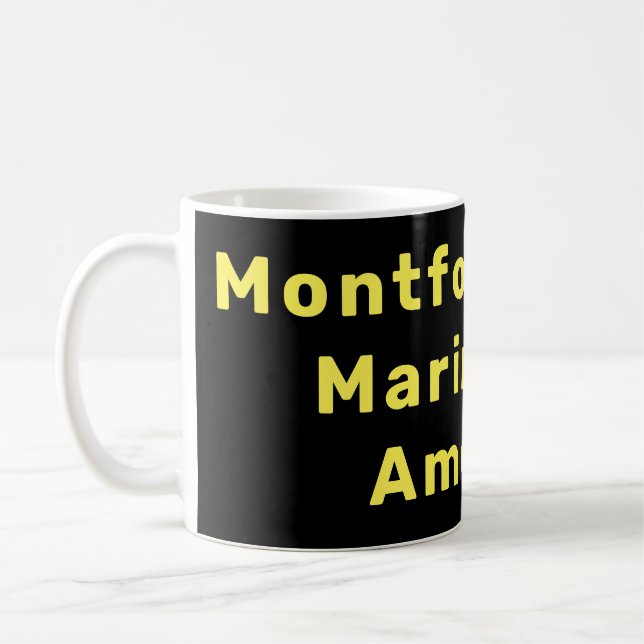 Montford Point Marines of America, Name auf Gesche Kaffeetasse (Links)