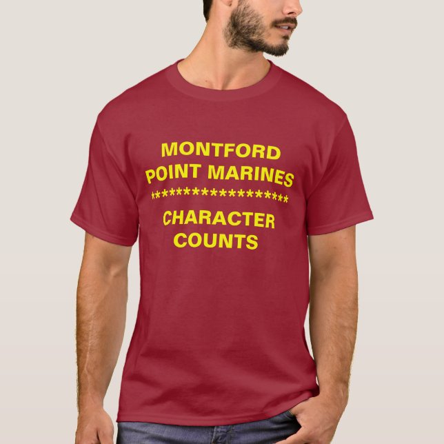 MONTFORD PUNKT-MARINESOLDATEN CHARACT… T-Shirt (Vorderseite)