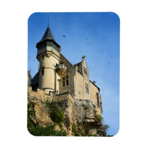 Montfort Schloss, Dordogne, Frankreich Magnet