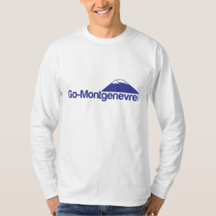 Montgenevre gehen langes Hülsen-T-Shirt T-Shirt