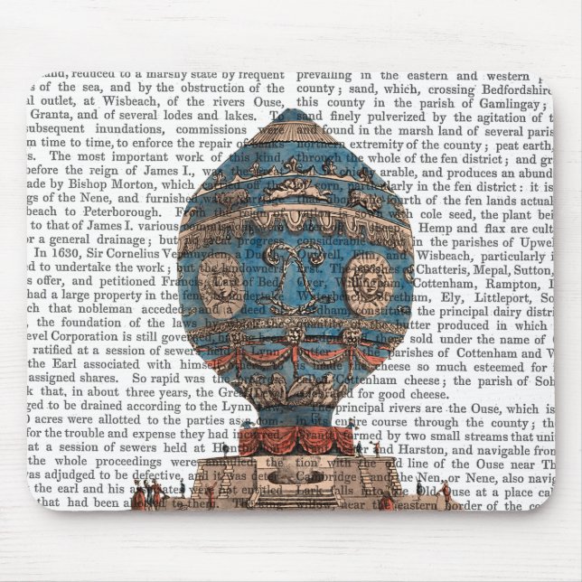 Montgolfier Aerostatique Heißluftballon Mousepad (Vorne)