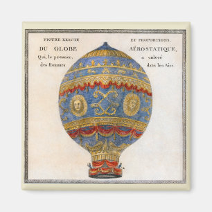 Montgolfier Bruder-Heißluft-Ballon Magnet