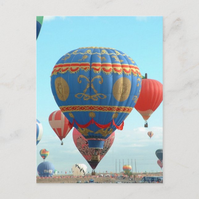 Montgolfier Postkarte (Vorderseite)