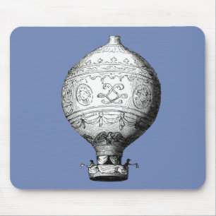 Montgolfier Vintage-Heißluftballon Mousepad