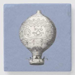 Montgolfier Vintager Heißluftballon Steinuntersetzer