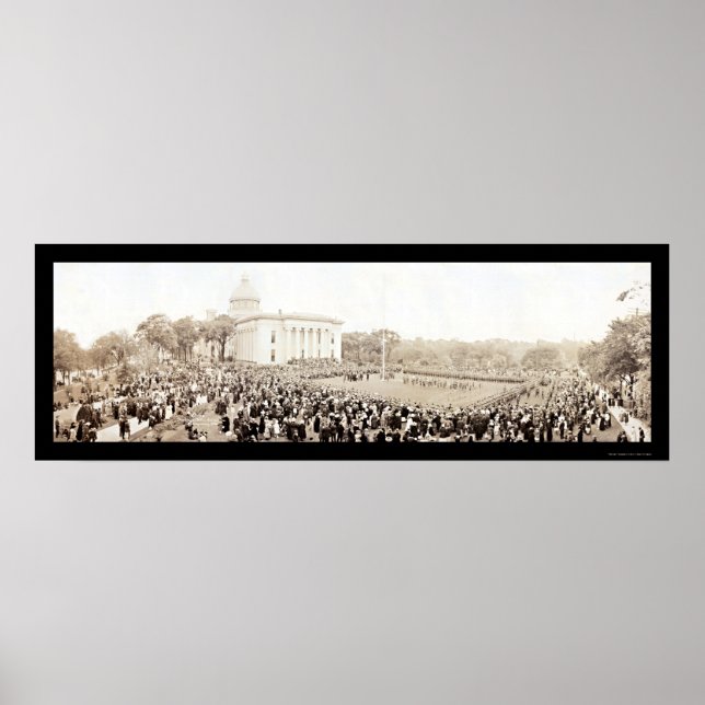 Montgomery, Alabama Foto 1918 Poster (Vorne)