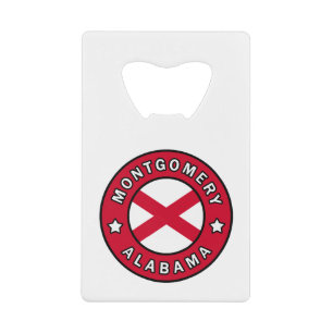 Montgomery Alabama Geldbeutel Flaschenöffner