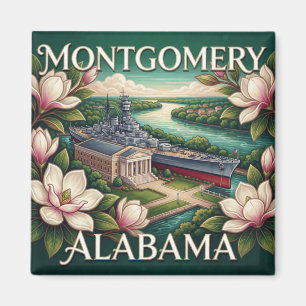Montgomery Alabama Historisches Wahrzeichen 🌺 Magnet