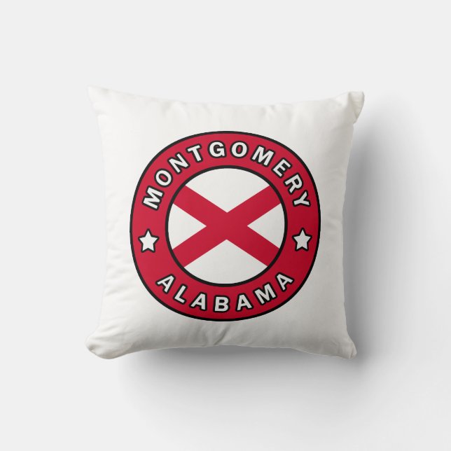 Montgomery Alabama Kissen (Vorderseite)
