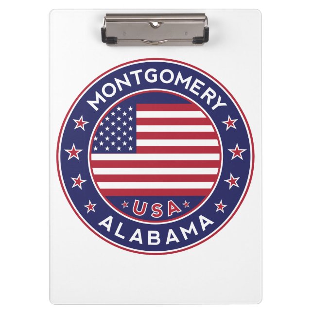 Montgomery, Alabama Klemmbrett (Vorderseite)