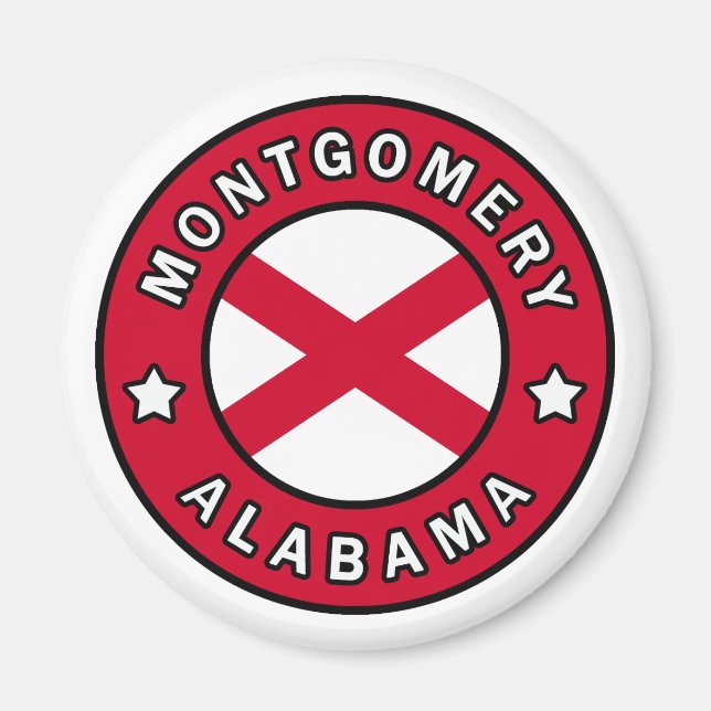 Montgomery Alabama Magnet (Vorne)