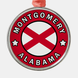 Montgomery Alabama Ornament Aus Metall