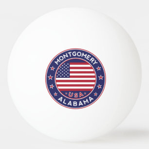 Montgomery, Alabama Tischtennisball