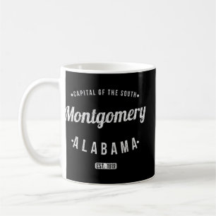 Montgomery Alabama Vintage Minimalist Andenken AL Kaffeetasse