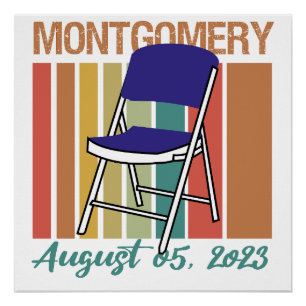 Montgomery Brawl Folding August 5 2023 Poster