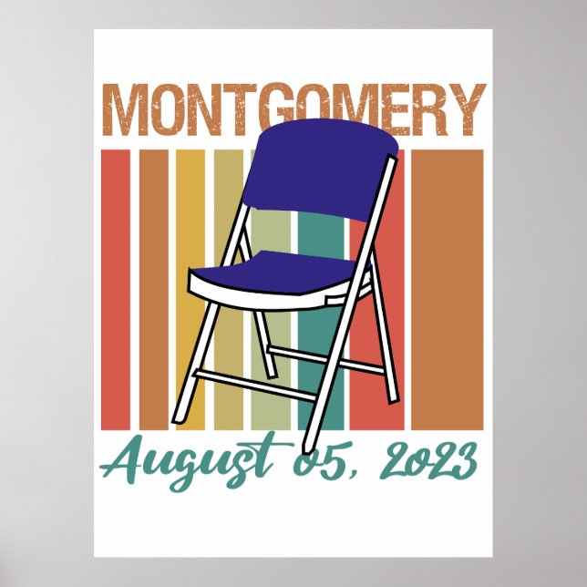 Montgomery Brawl Folding August 5 2023 Poster (Vorne)