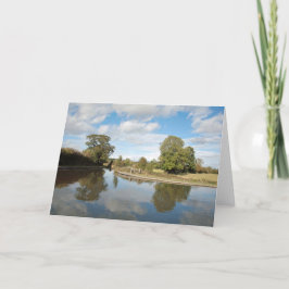 Montgomery Canal Shropshire England Dankeskarte