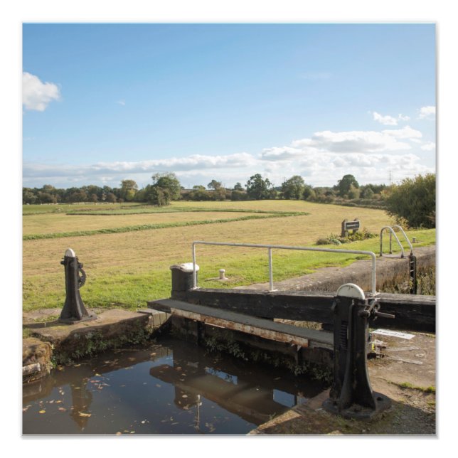 Montgomery Canal Shropshire England Fotodruck (Vorne)