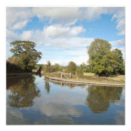 Montgomery Canal Shropshire Fotodruck