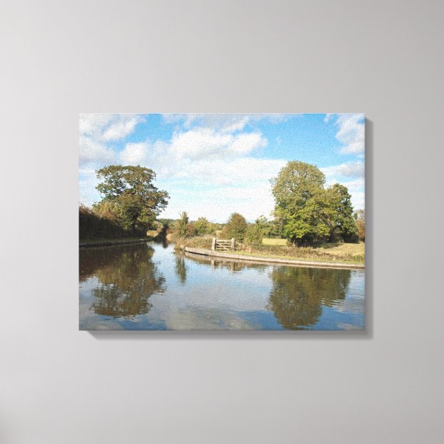 Montgomery Canal Shropshire Leinwanddruck (Vorderseite)