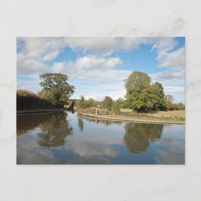 Montgomery Canal Shropshire Postkarte (Vorderseite)