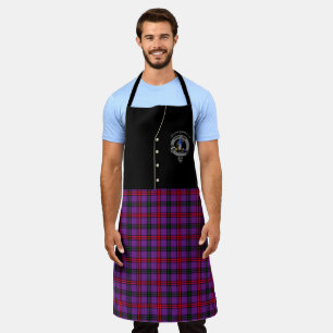 Montgomery Clan Abzeichen & Tartan Kilt Schürze