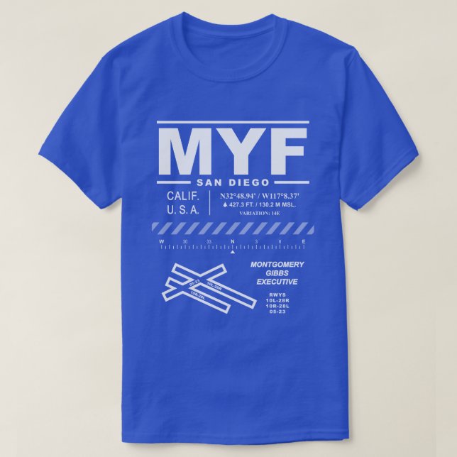 Montgomery - Gibbs Führungskraft Flughafen MYF T - T-Shirt (Design vorne)