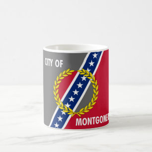 Montgomery-Stadt Alabama-Flagge Vereinigte Staaten Tasse