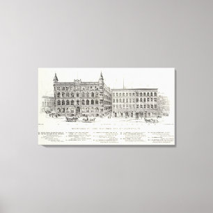 Montgomery West Side Pine und Kalifornien Leinwanddruck