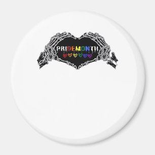 Month Skeleton Heart Hands LGBTQIA Magnet