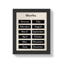 Months of the year