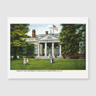 Monticello, Charlottesville, Virginia Magnetkarte