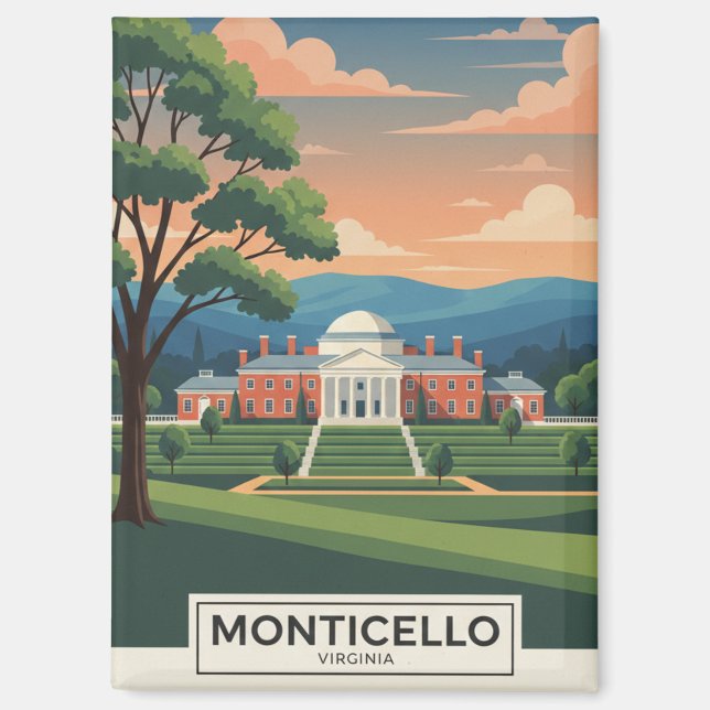 Monticello Magnet (Vorderseite)